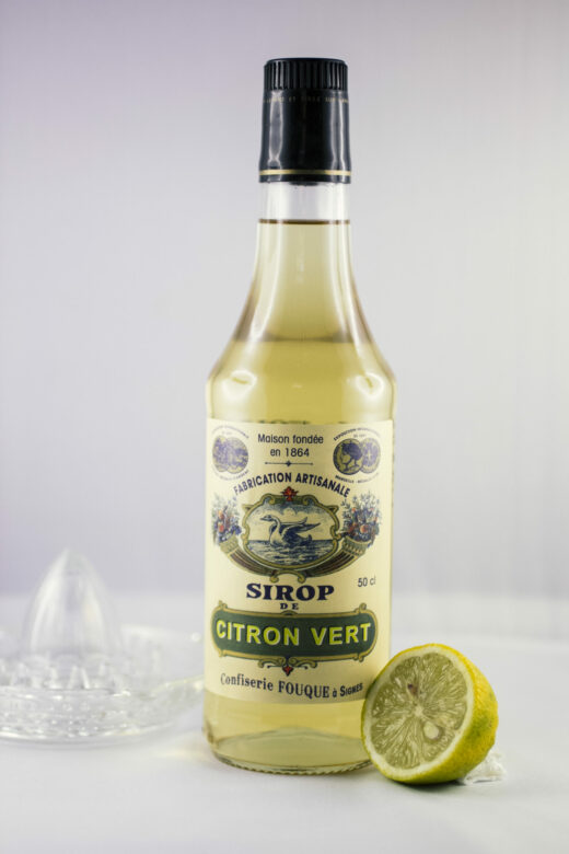 Sirop de Citron Vert sans colorant