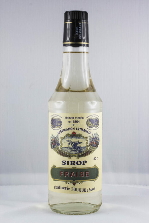 Sirop de Fraise  sans colorant