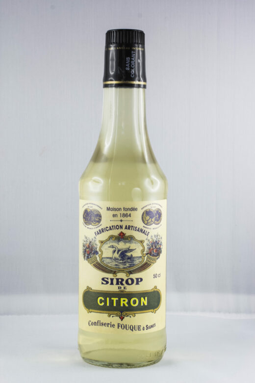 Sirop de Citron sans colorant
